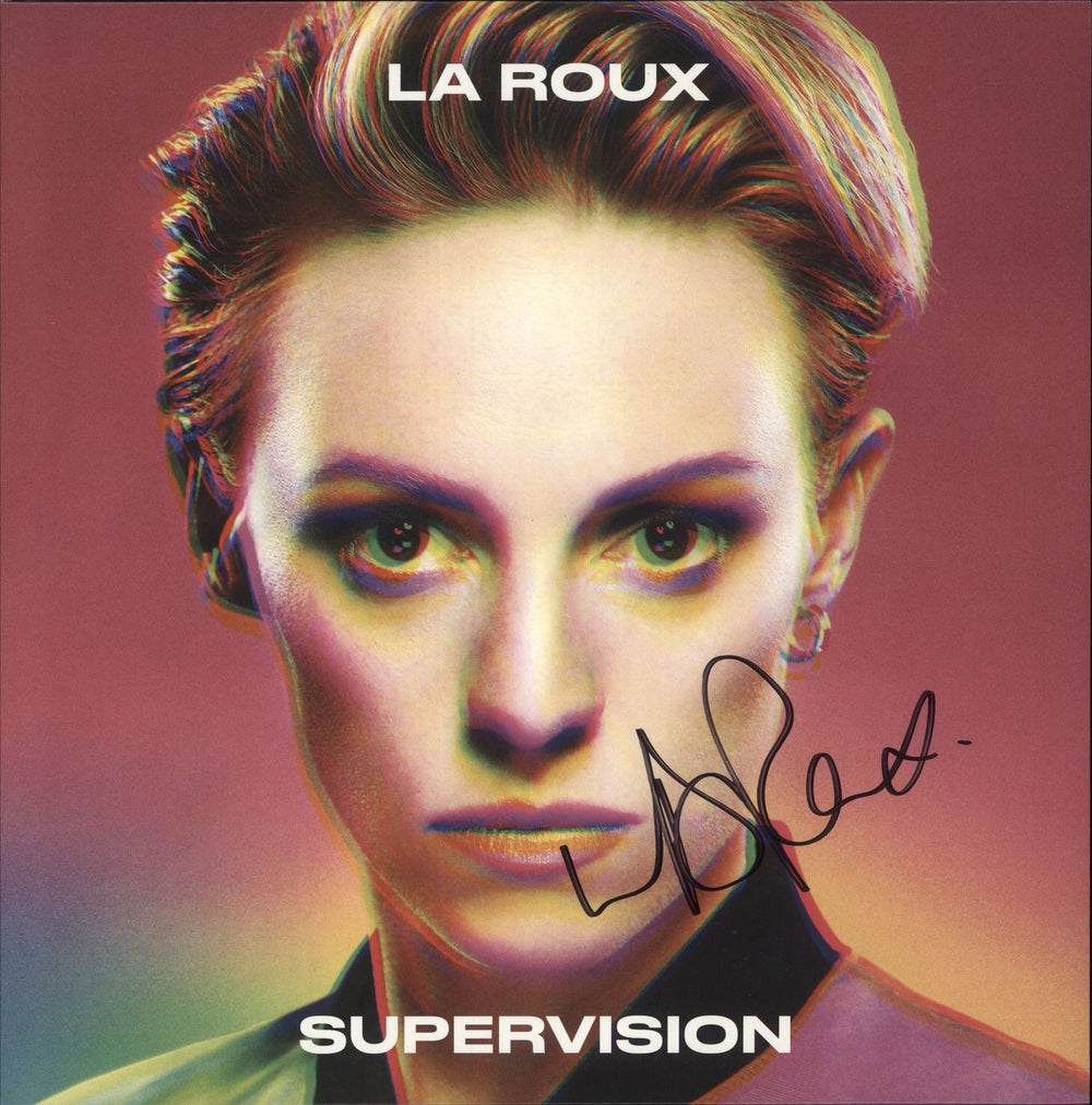 La Roux Supervision - Autographed UK vinyl LP album (LP record) SC001LP