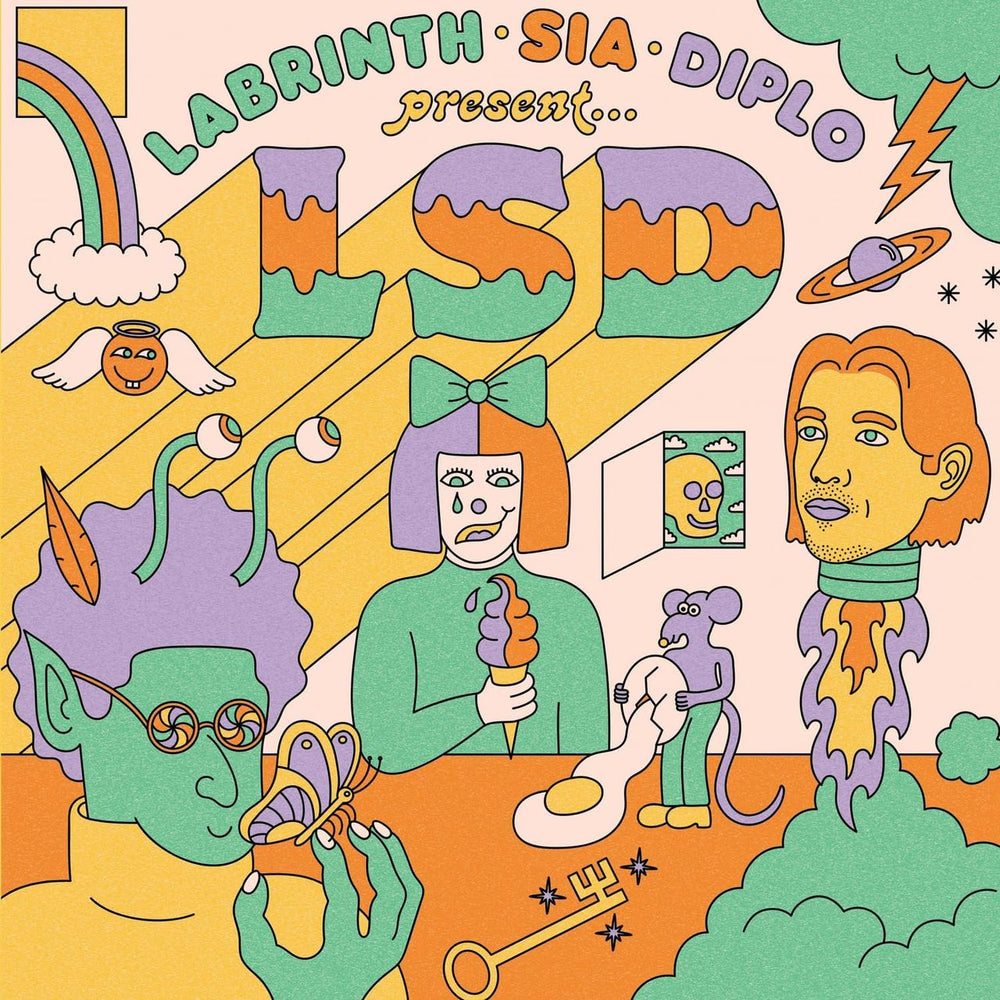 Labrinth Sia Diplo Present... LSD - Sea Glass Vinyl 5th Anniversary Edition - Sealed UK vinyl LP album (LP record) 3BFLPPR845629