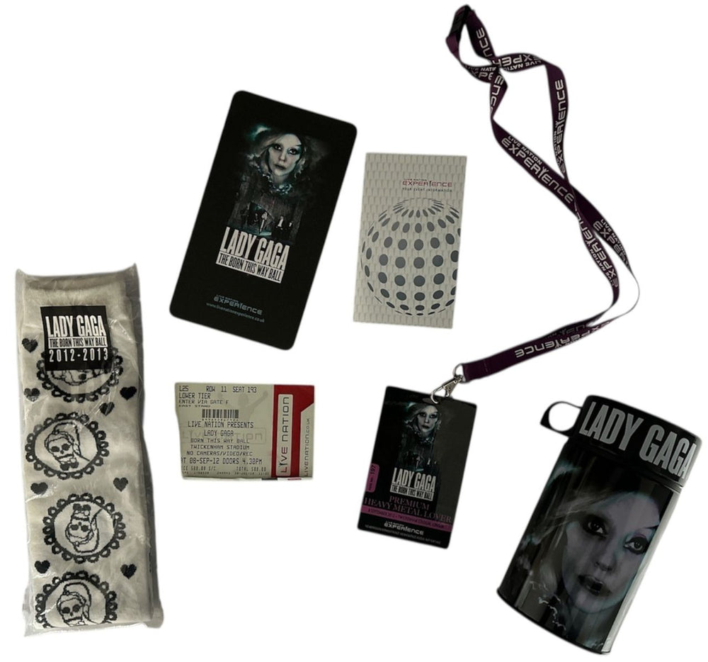 Lady Gaga Born This Way Ball Tour Bundle UK memorabilia LGQMMBO879740