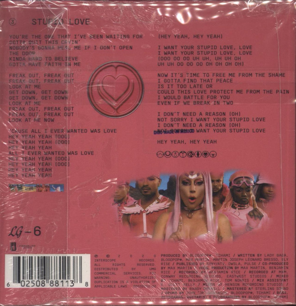 Lady Gaga Stupid Love - Sealed US CD single (CD5 / 5")