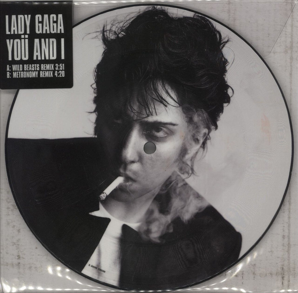 Lady Gaga Yoü And I UK 7" vinyl picture disc (7 inch picture disc single) 252783