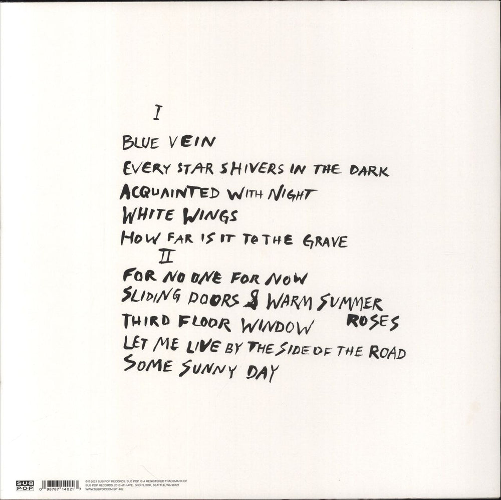 Lael Neale Acquainted With Night - White Vinyl UK vinyl LP album (LP record) 098787140217