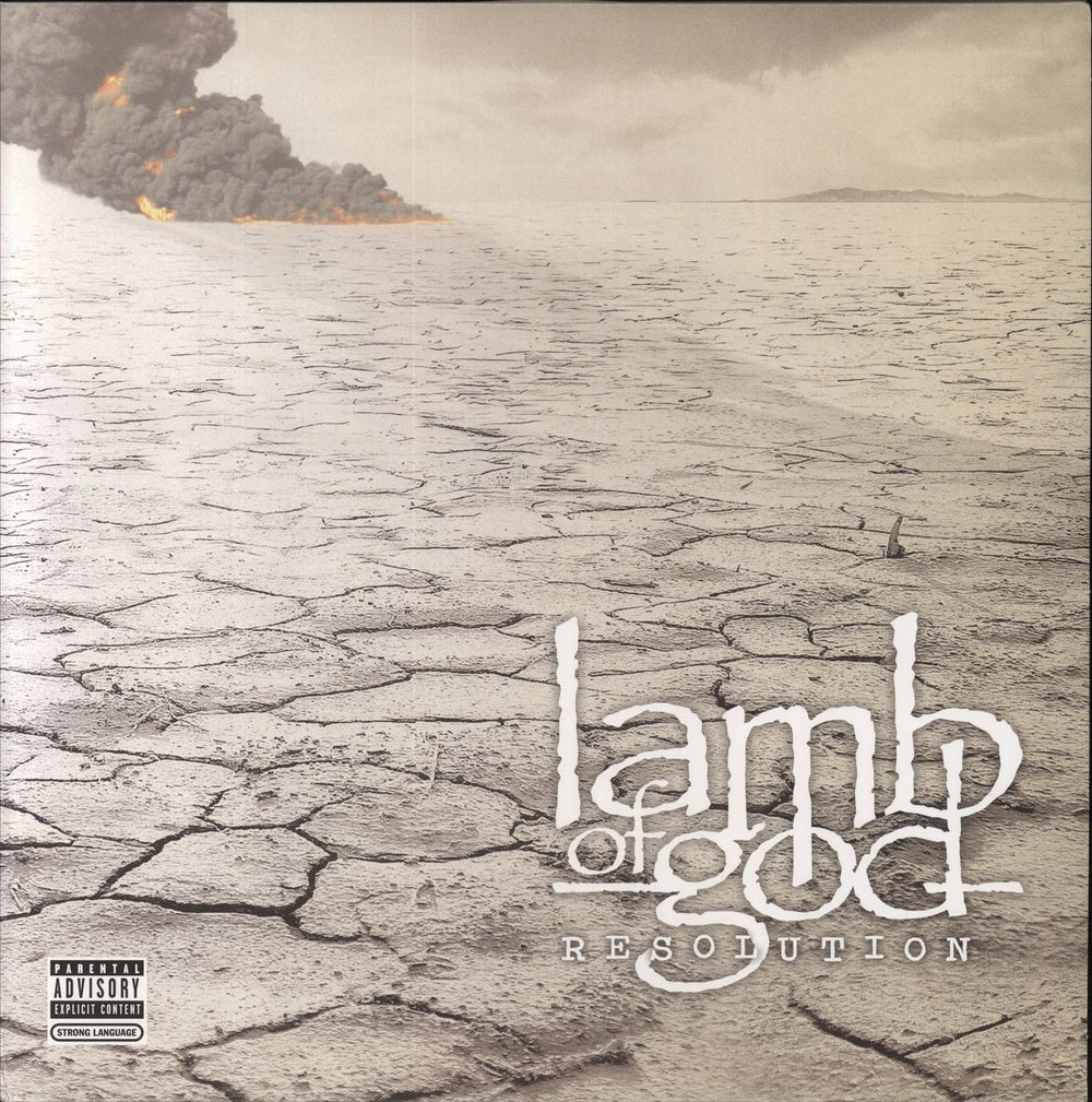 Lamb Of God Resolution - Naturel Black Marbled Vinyl UK 2-LP vinyl record set (Double LP Album) NBR69521