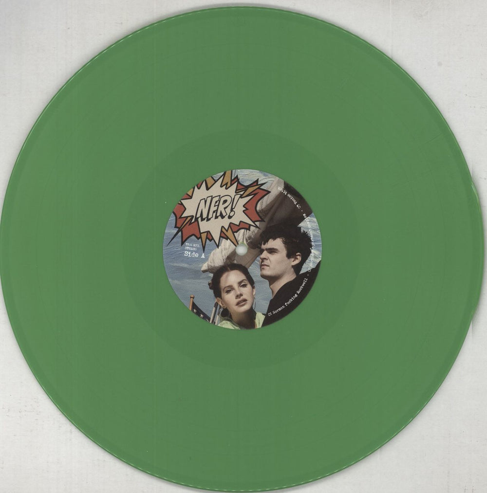 Lana Del Rey NFR! - Lime Green Vinyl UK 2-LP vinyl record set (Double LP Album) L3X2LNF849642