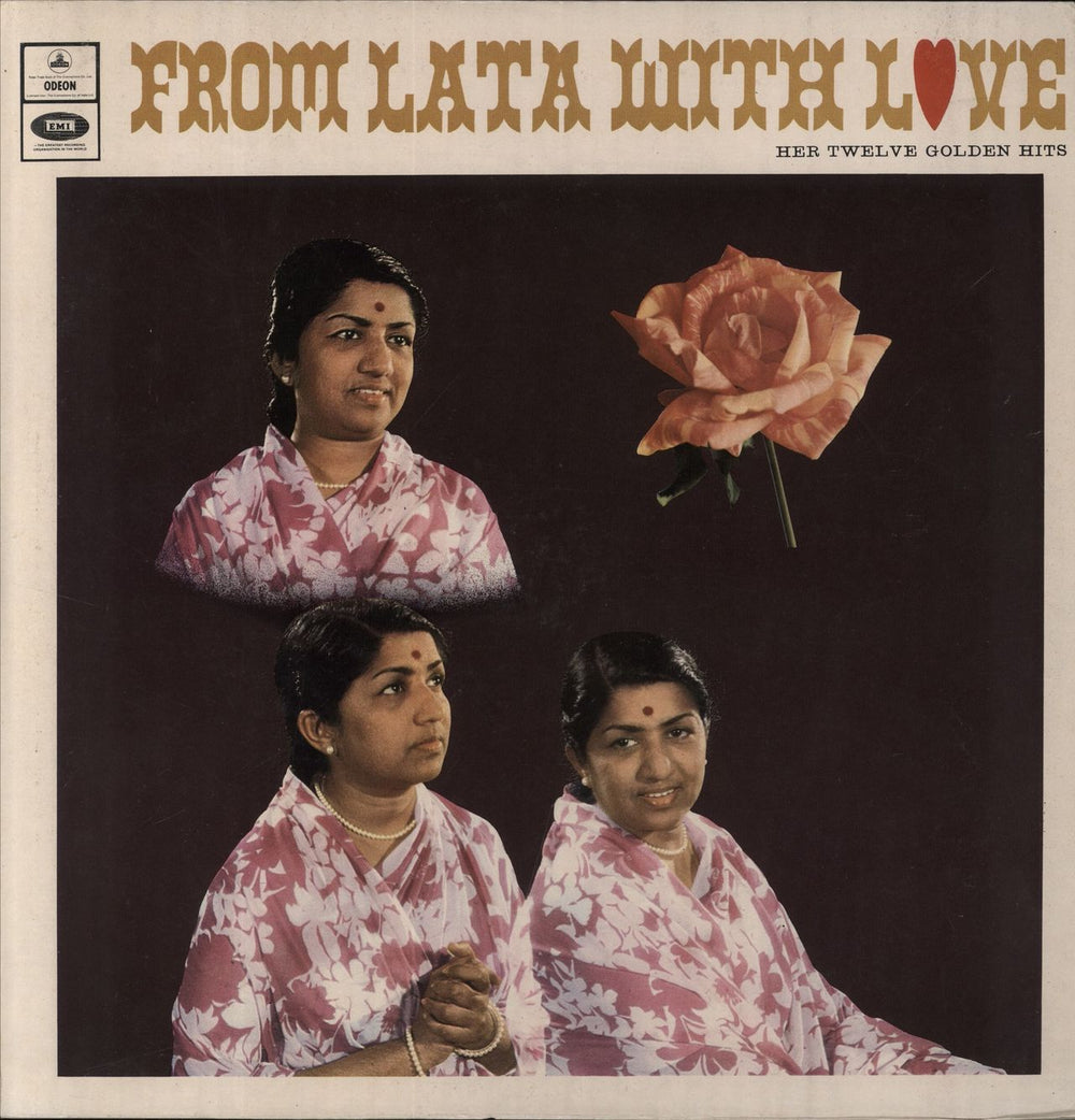 Lata Mangeshkar From Lata With Love - Her Twelve Golden Hits Indian vinyl LP album (LP record) 3AEX-5256