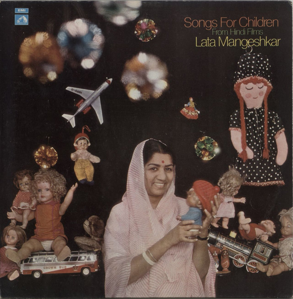 Lata Mangeshkar Songs For Children (From Hindi Films) Indian vinyl LP album (LP record) ECLP5443