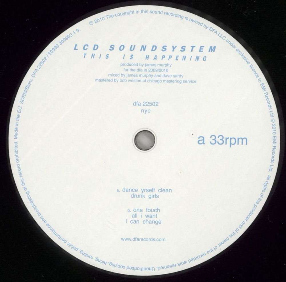 LCD Soundsystem This Is Happening UK 2-LP vinyl record set (Double LP Album) CDS2LTH506028