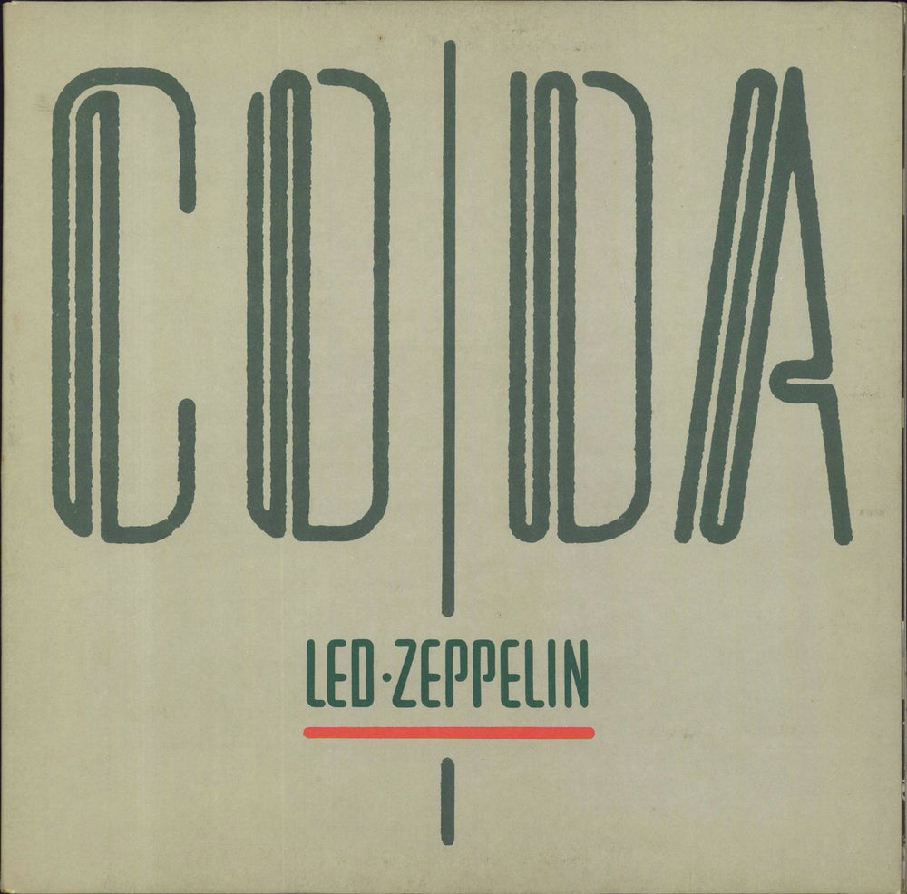 Led Zeppelin Coda - EX German vinyl LP album (LP record) 79.0051-1