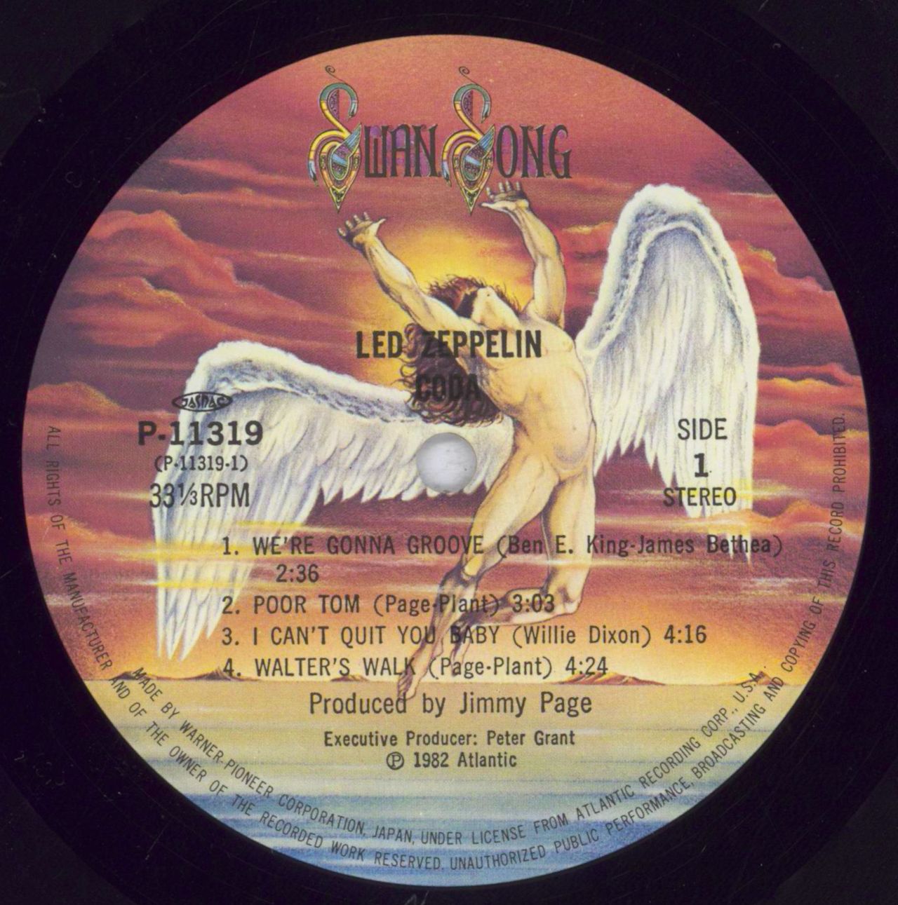 Led Zeppelin Coda Japanese Vinyl LP — RareVinyl.com