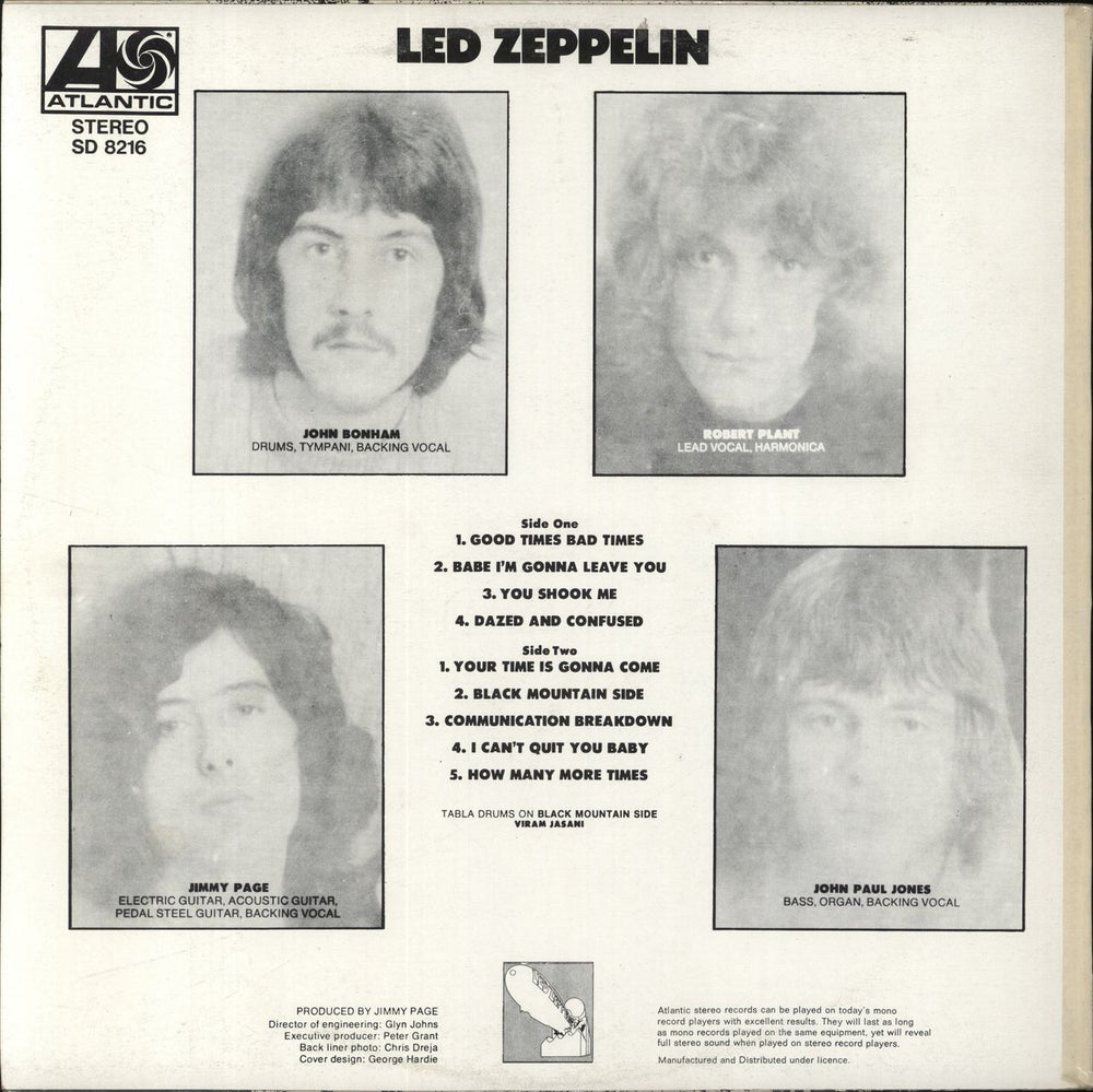 Led Zeppelin Led Zeppelin Australian vinyl LP album (LP record) ZEPLPLE675054