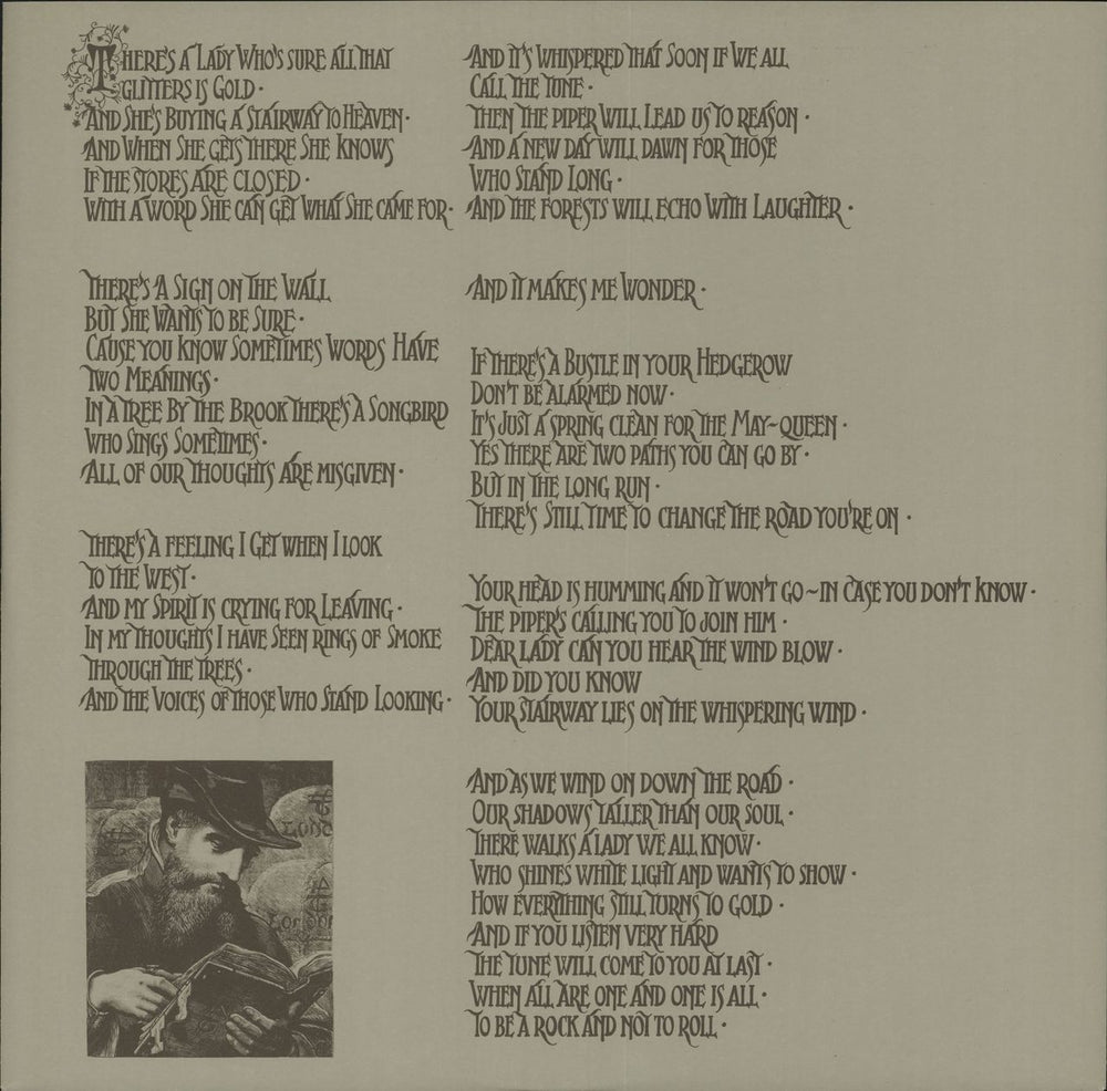 Led Zeppelin Led Zeppelin IV - 80s German vinyl LP album (LP record)