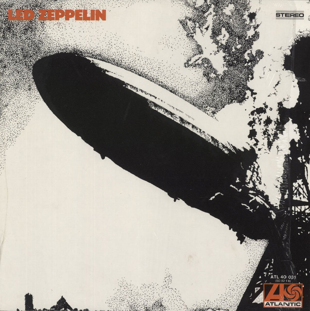 Led Zeppelin Led Zeppelin - Shrink German vinyl LP album (LP record) ATL40031