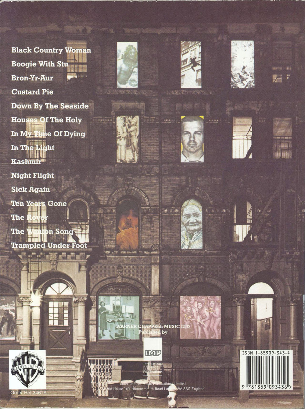 Led Zeppelin Physical Graffiti UK book 9781859093436