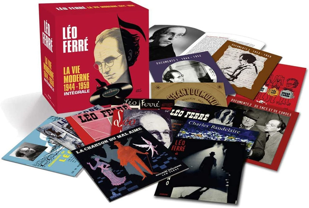 Leo Ferre La Vie Moderne 1944-1959 Intégrale - Sealed Box French CD Album Box Set 7707561