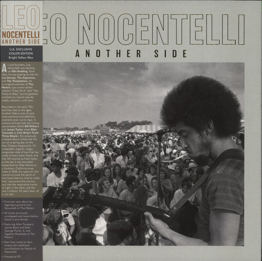 Leo Nocentelli Another Side - Yellow Vinyl UK vinyl LP album (LP record) LITA191