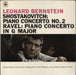 Leonard Bernstein Shostakovitch: Piano Concerto No. 2/ Ravel: Piano Concerto In G Major UK vinyl LP album (LP record) SBRG72170