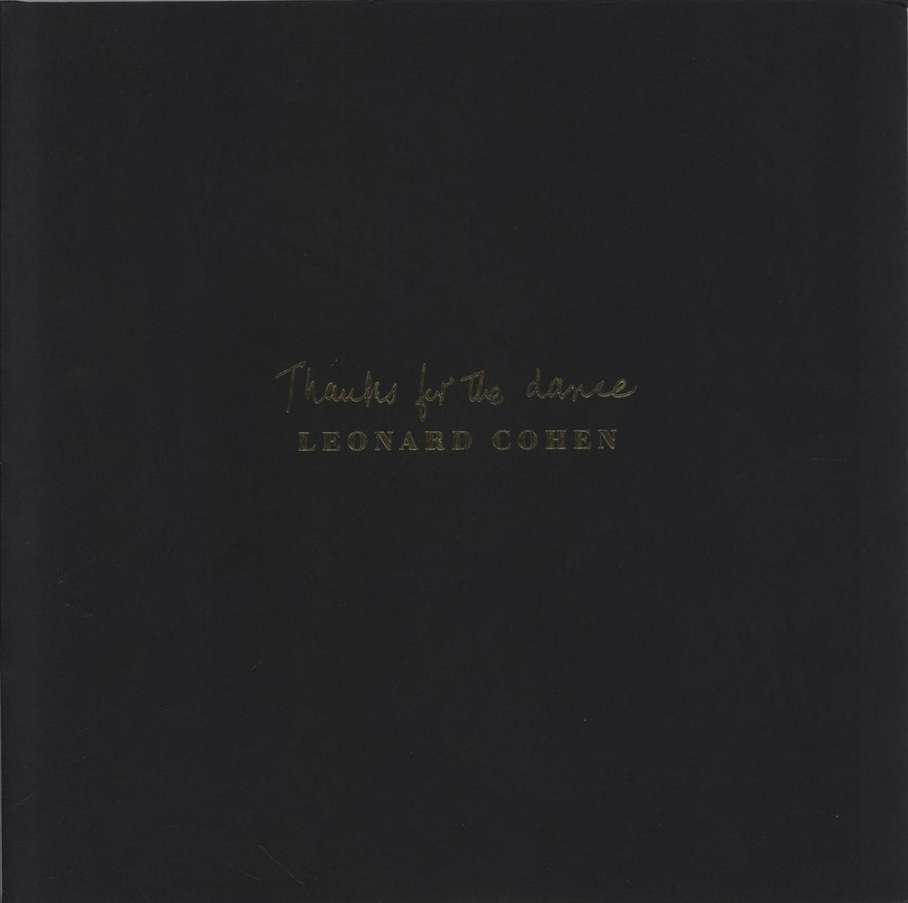 Leonard Cohen Thanks For The Dance - EX German vinyl LP album (LP record) 19075978661