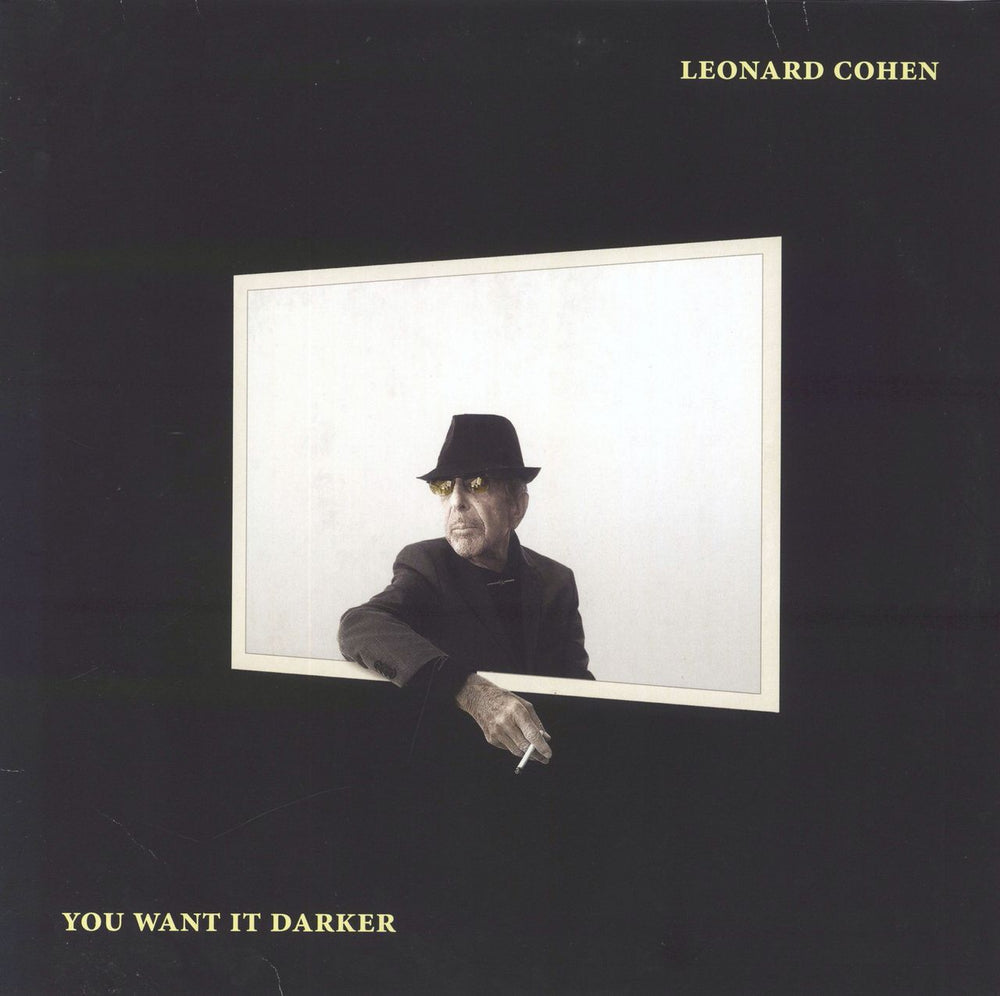 Leonard Cohen You Want It Darker - EX UK vinyl LP album (LP record) 88985365071