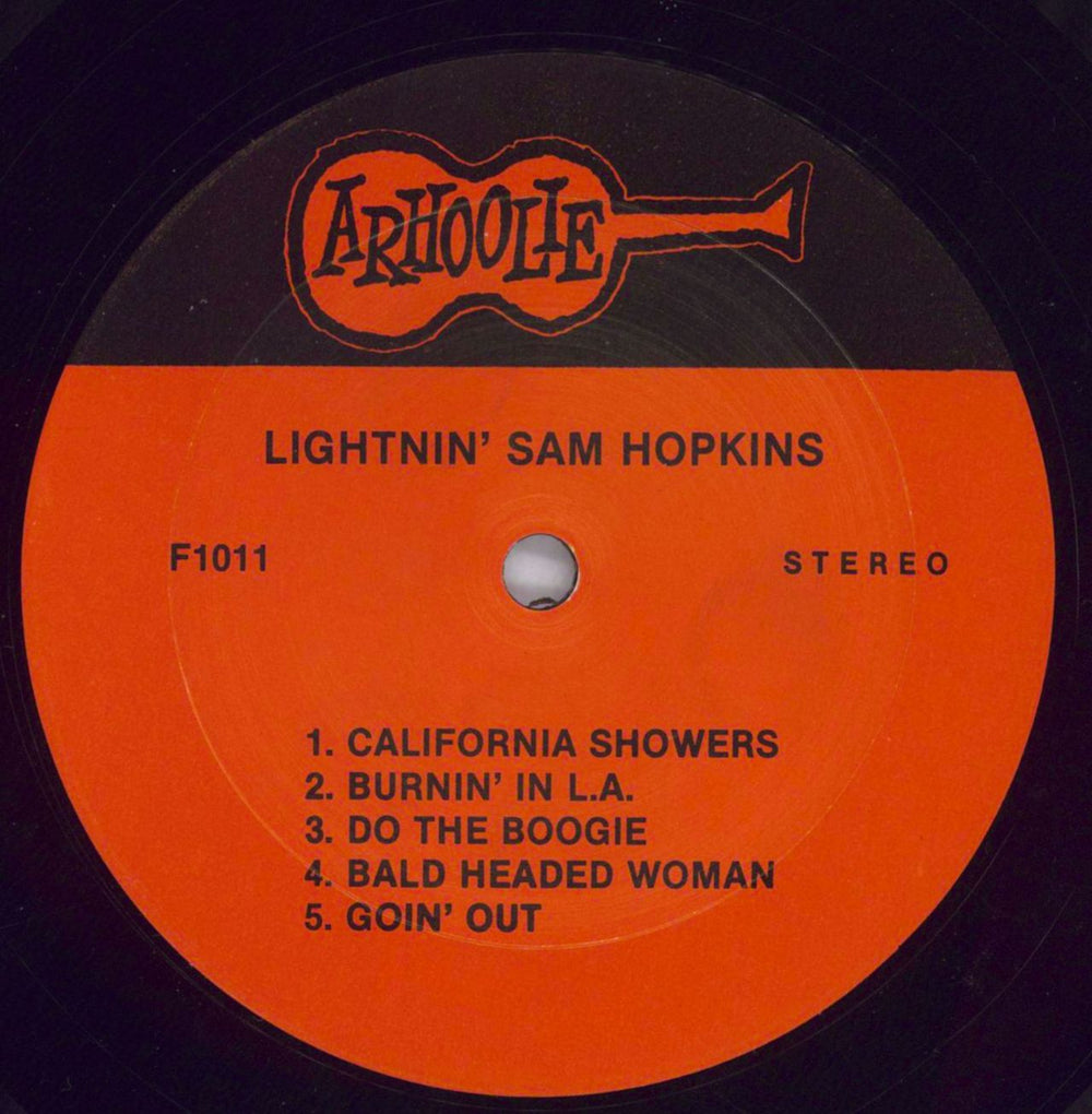 Lightnin' Hopkins Lightnin' Sam Hopkins US Vinyl LP — RareVinyl.com