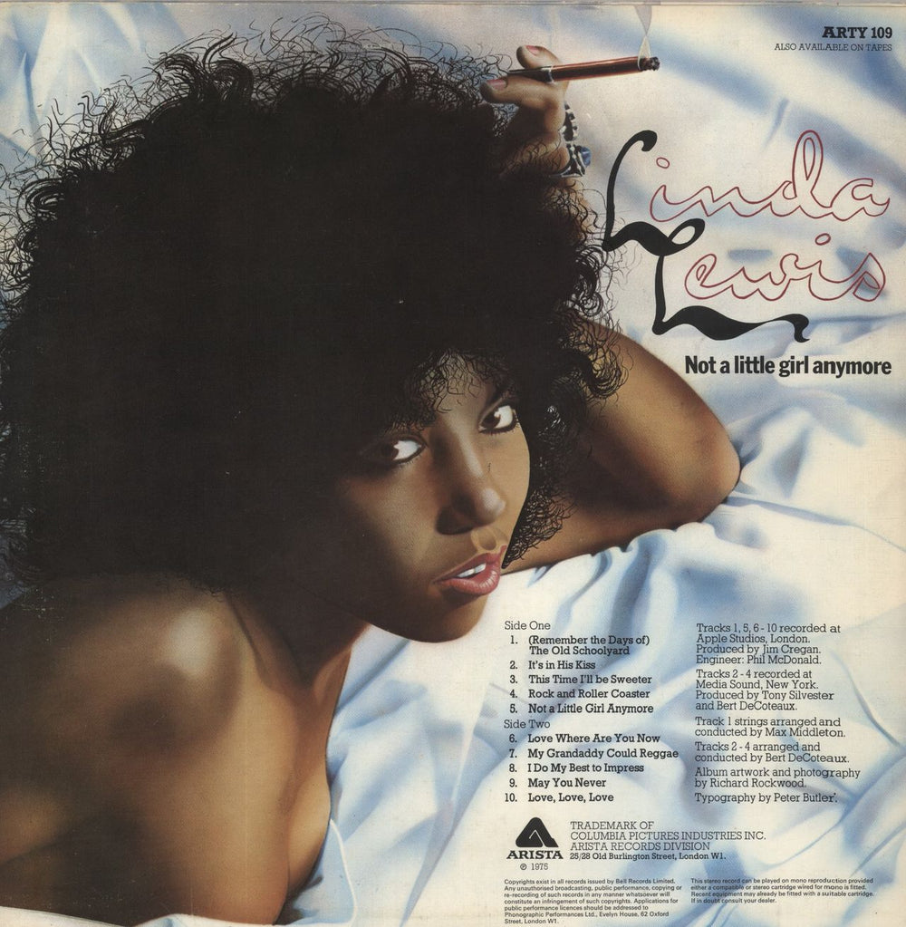 Linda Lewis Not A Little Girl Anymore - EX UK vinyl LP album (LP record)