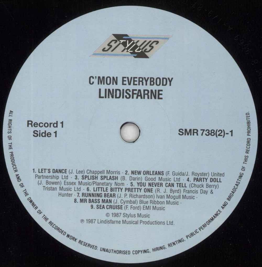 Lindisfarne C'mon Everybody! UK 2-LP vinyl record set (Double LP Album) LSF2LCM295832