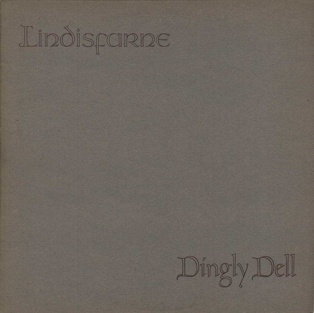 Lindisfarne Dingly Dell - 1st + Poster UK vinyl LP album (LP record) CAS1057