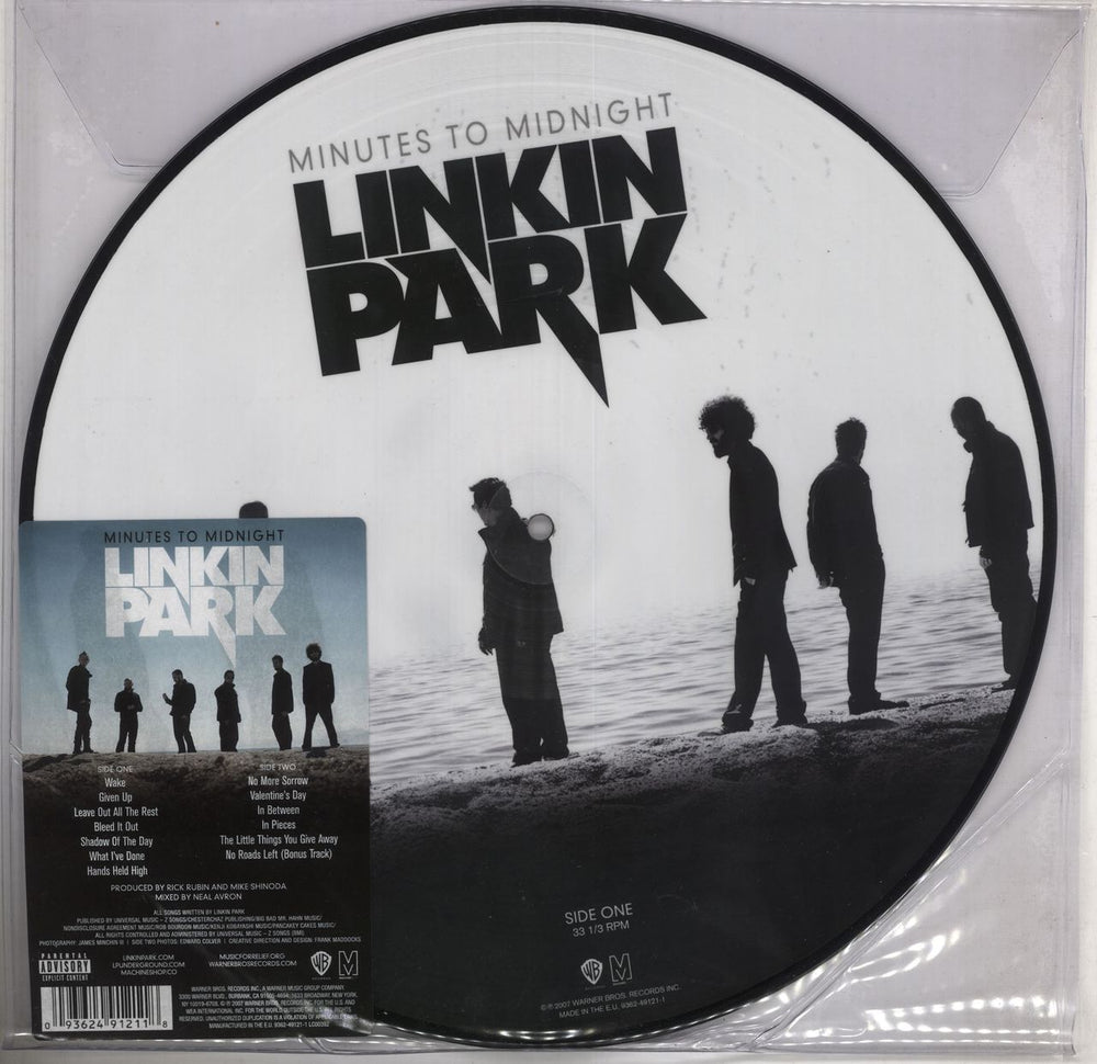 Linkin Park Minutes To Midnight UK picture disc LP (vinyl picture disc album) 9362-49121-1