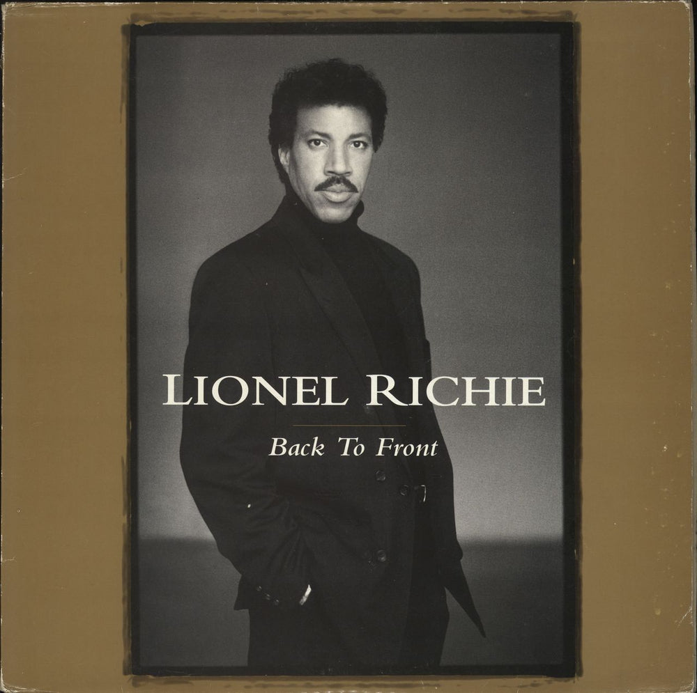 Lionel Richie Back To Front - VG/EX UK 2-LP vinyl record set (Double LP Album) 530018-1
