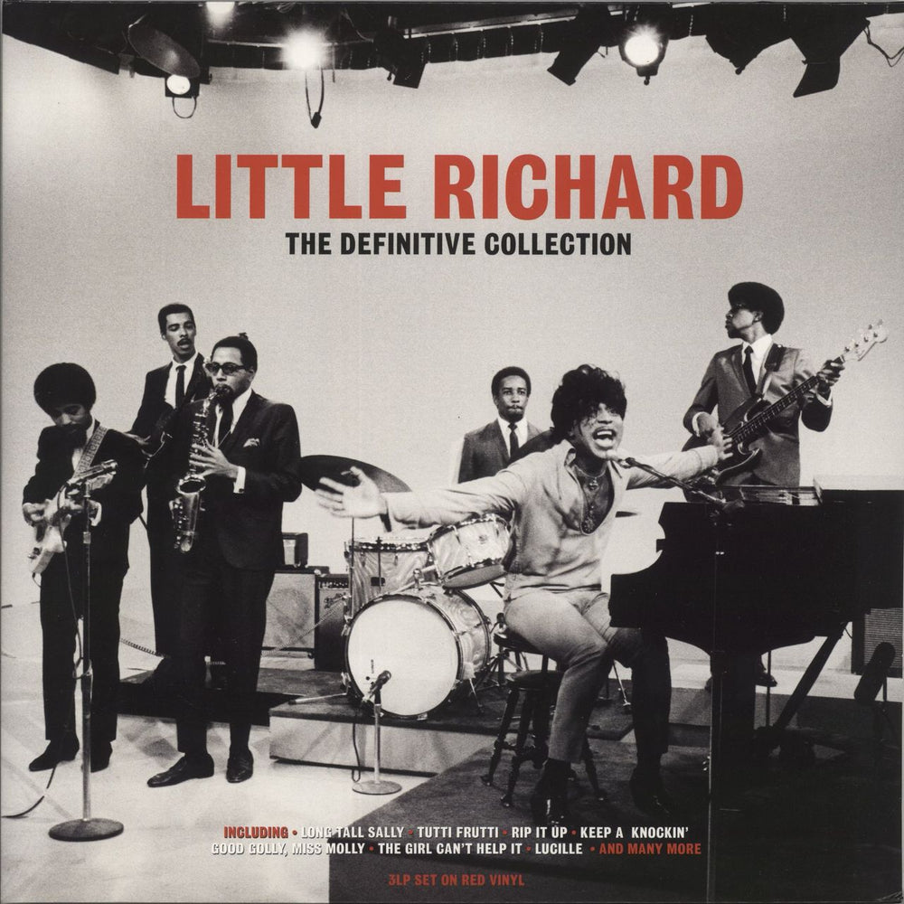 Little Richard The Definitive Collection - Red Vinyl UK 3-LP vinyl record set (Triple LP Album) NOT3LP233