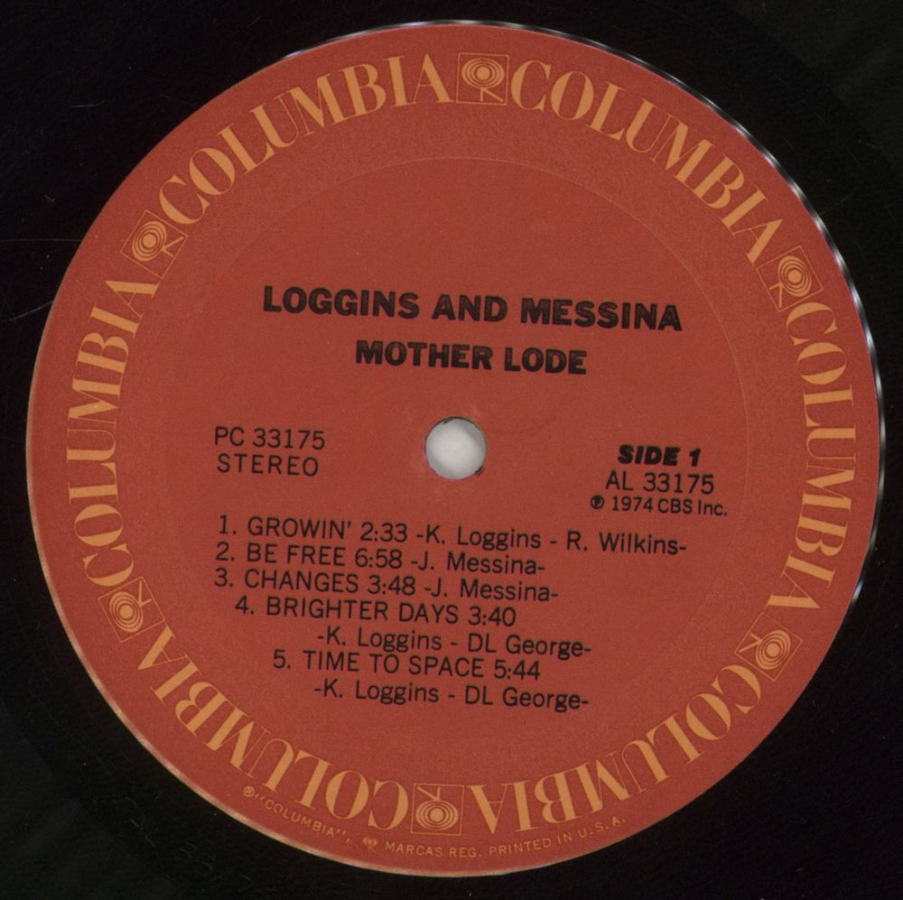Loggins & Messina Mother Lode US vinyl LP album (LP record) LBPLPMO860558