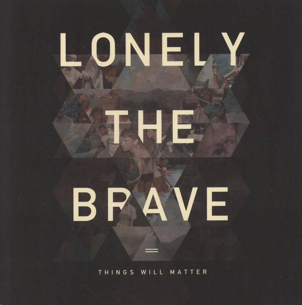 Lonely The Brave Things Will Matter - Bone Vinyl UK vinyl LP album (LP record)
