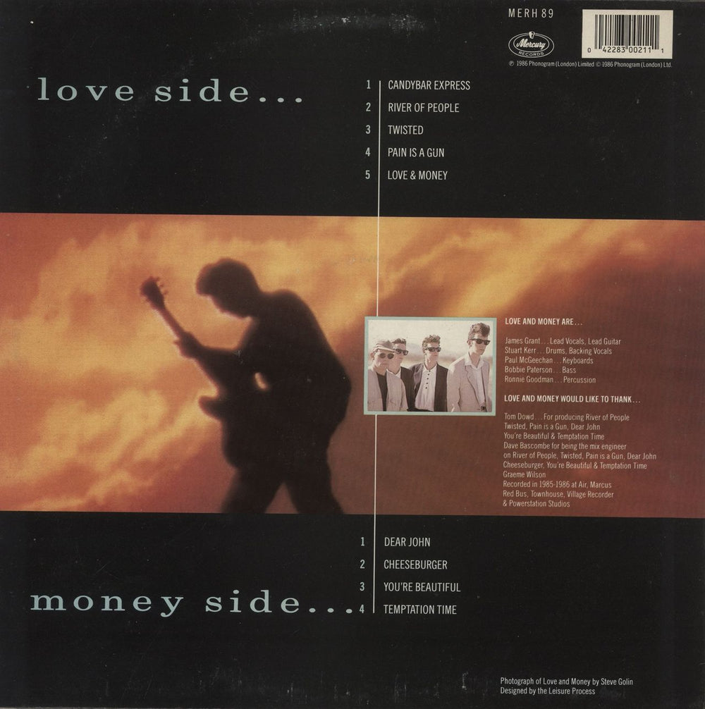 Love And Money All You Need Is... UK vinyl LP album (LP record) 042283002111