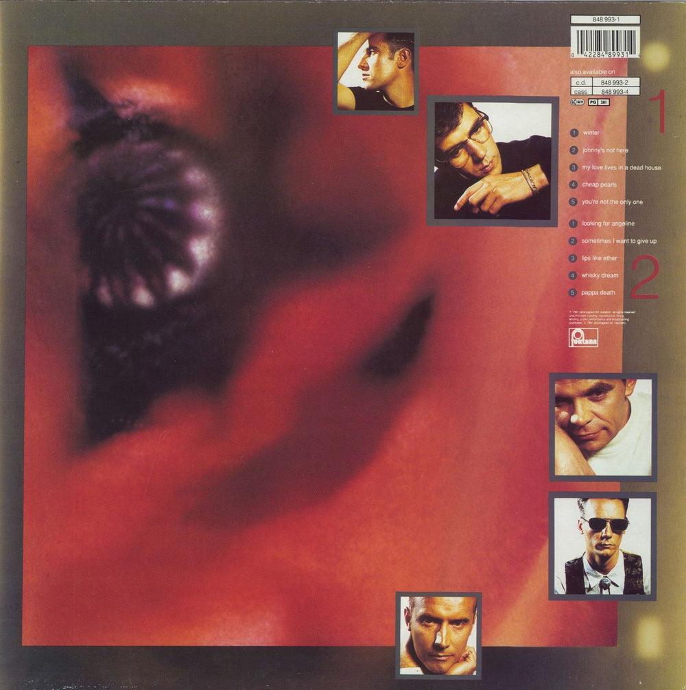 Love And Money Dogs In the Traffic UK vinyl LP album (LP record) 042284899314