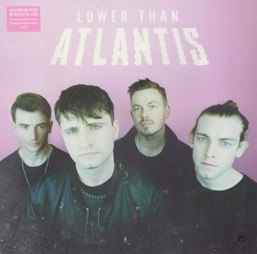 Lower Than Atlantis Lower Than Atlantis - White Vinyl - Sealed + CD UK vinyl LP album (LP record) BE59885