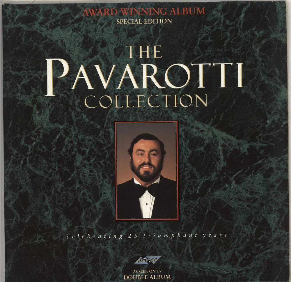 Luciano Pavarotti The Pavarotti Collection UK 2-LP vinyl record set (Double LP Album) SMR8617