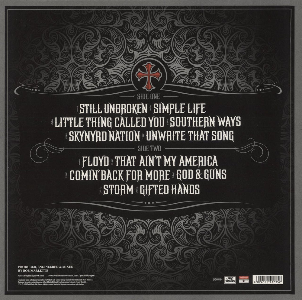 Lynyrd Skynyrd God & Guns UK vinyl LP album (LP record) 4024572417352