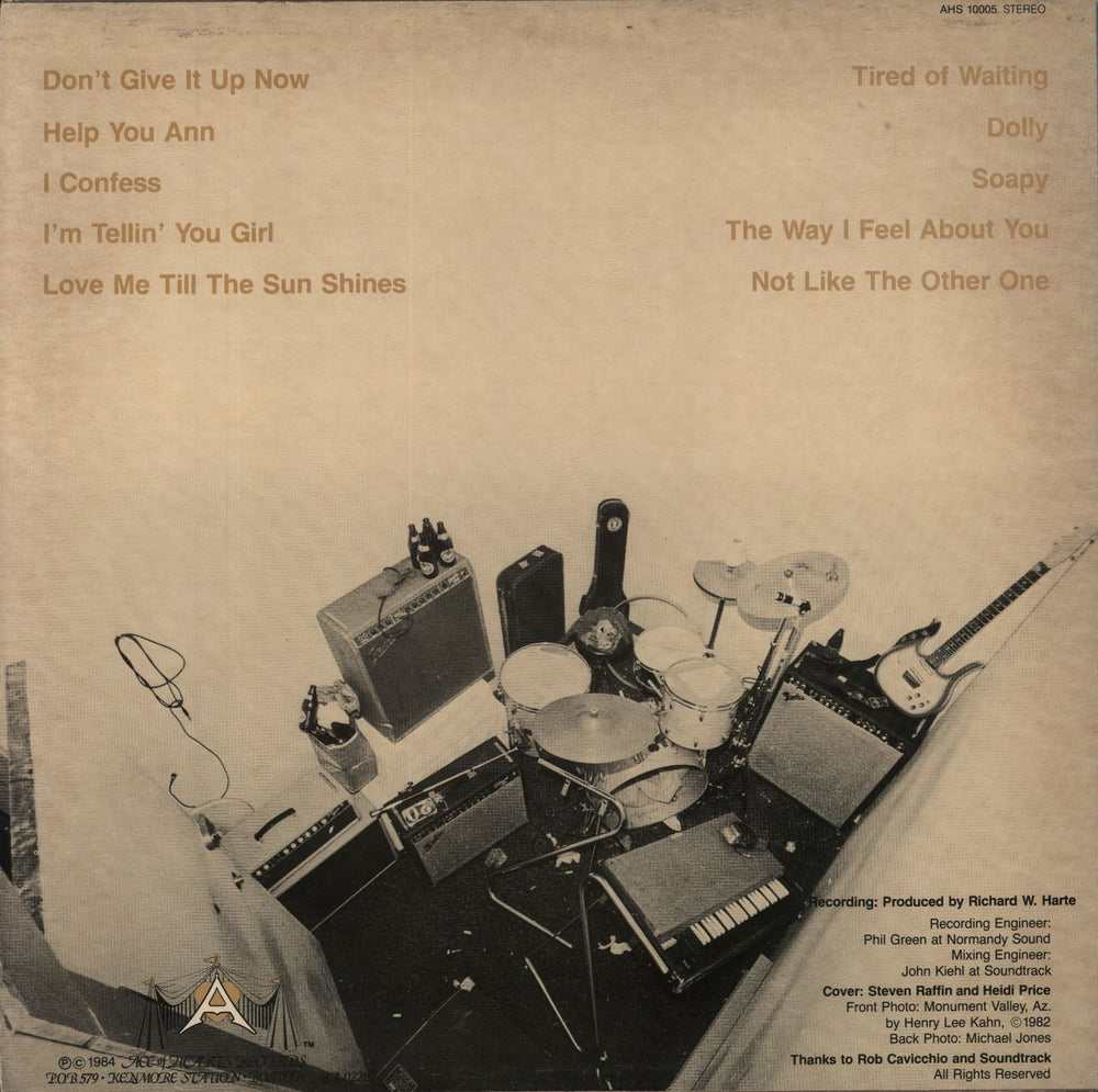 Lyres On Fyre US vinyl LP album (LP record)