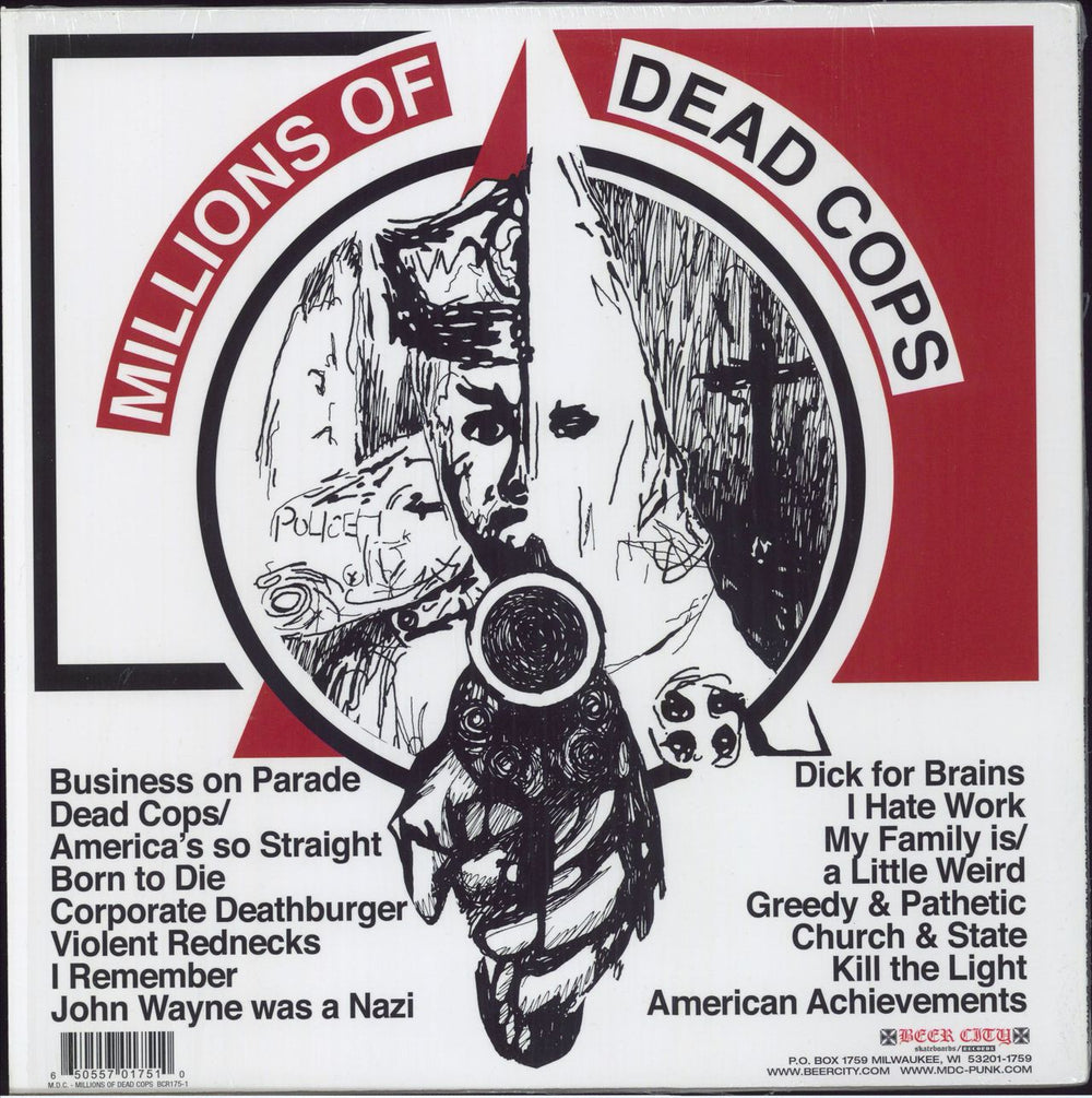 M.D.C. Millions Of Dead Cops US vinyl LP album (LP record) 650557017510