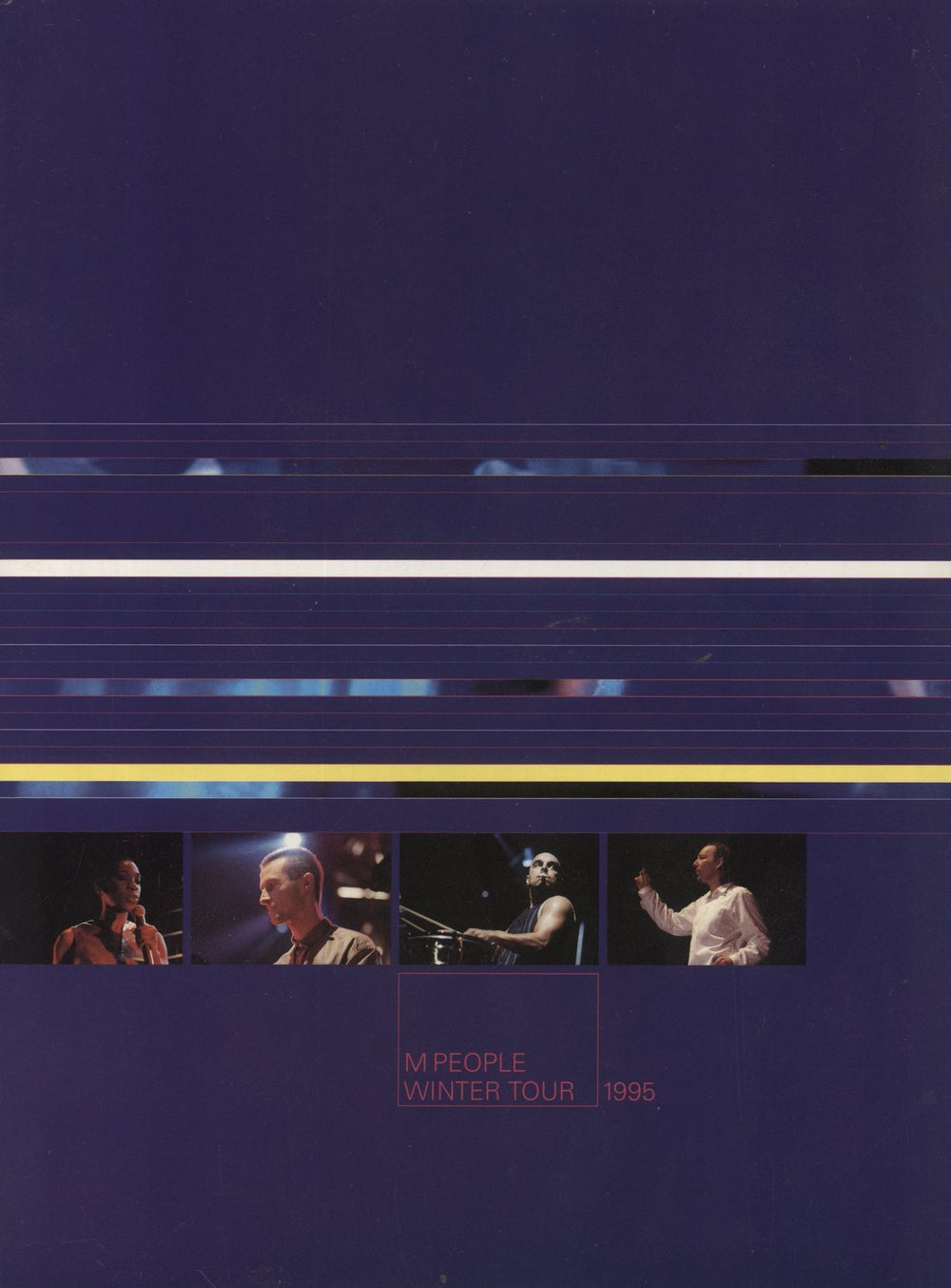 M-People Winter Tour 1995 UK tour programme TOUR PROGRAMME