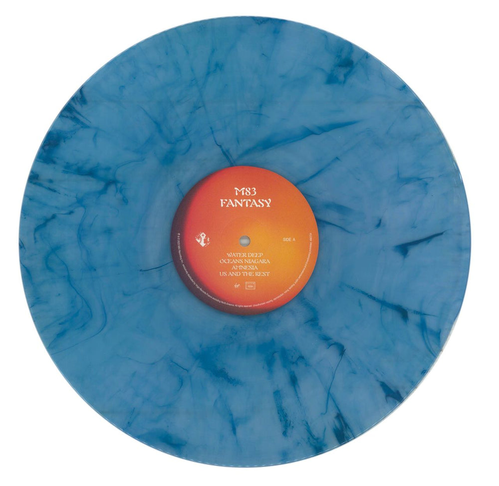 M83 Fantasy - Blue Marble Vinyl UK 2-LP vinyl record set (Double LP Album) M832LFA872651