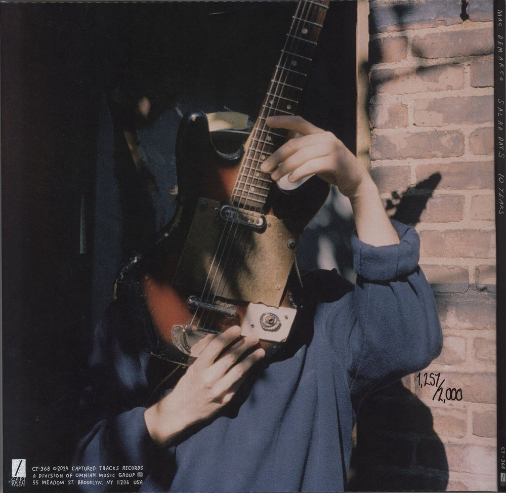 Mac DeMarco Salad Days - Blue w/ White & Green Splatter and Holographic Effect Vinyl UK 2-LP vinyl record set (Double LP Album)