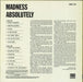 Madness Absolutely - 2nd + Inner UK vinyl LP album (LP record)