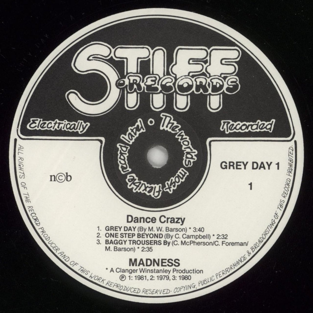 Madness Dance Crazy Norwegian 12" vinyl single (12 inch record / Maxi-single) MDN12DA871625