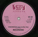 Madness Tomorrow's [Just Another Day] - Reversed Sleeve UK 7" vinyl single (7 inch record / 45) MDN07TO49464