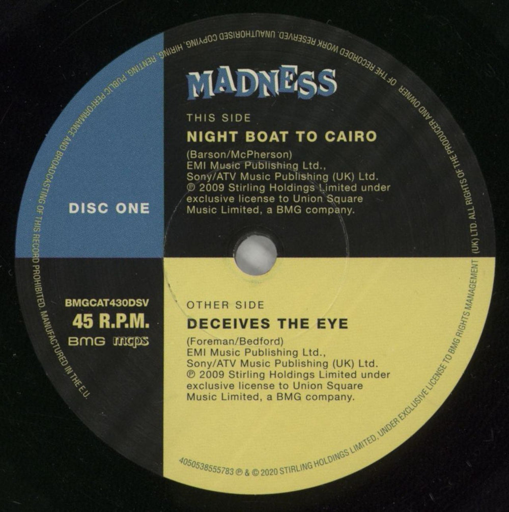 Madness Work, Rest & Play EP - 40th Anniversary Edition UK 7" vinyl single (7 inch record / 45) MDN07WO864924