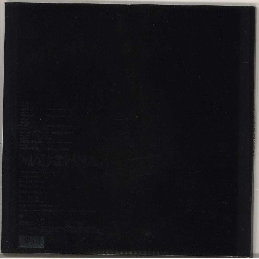 Madonna Confessions Remixed - Stickered US 3-LP vinyl record set (Triple LP Album) 093624291602