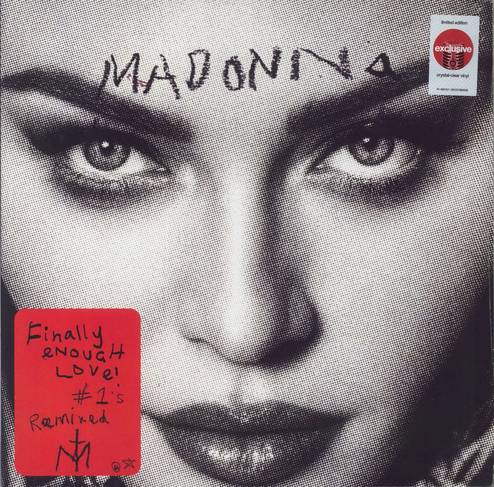 Madonna Finally Enough Love - Clear Vinyl - Sealed UK 2-LP vinyl record set (Double LP Album) R1695110