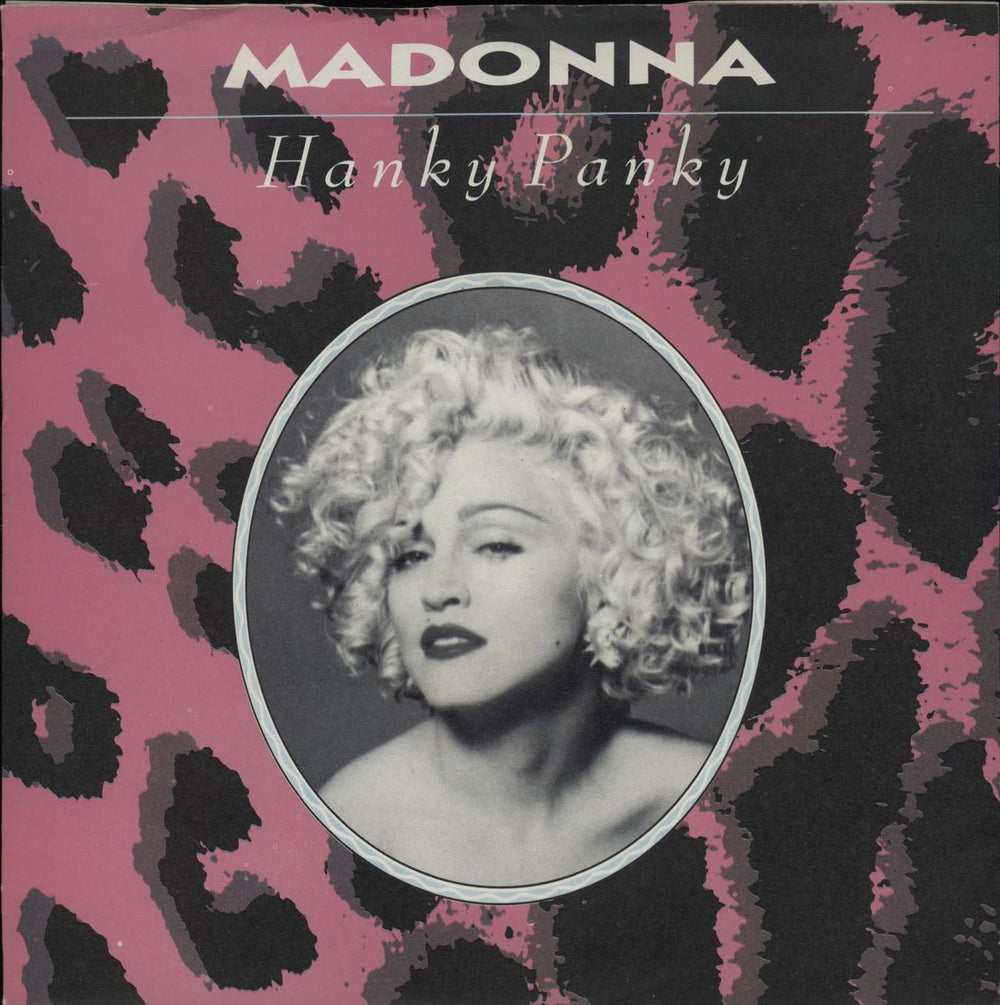 Madonna Hanky Panky - Solid + Paper sleeve UK 7" vinyl single (7 inch record / 45) W9789