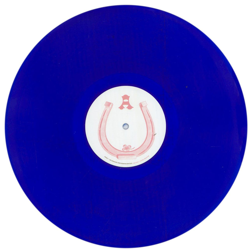 Madonna Music - Blue Vinyl - EX UK vinyl LP album (LP record) MADLPMU856463