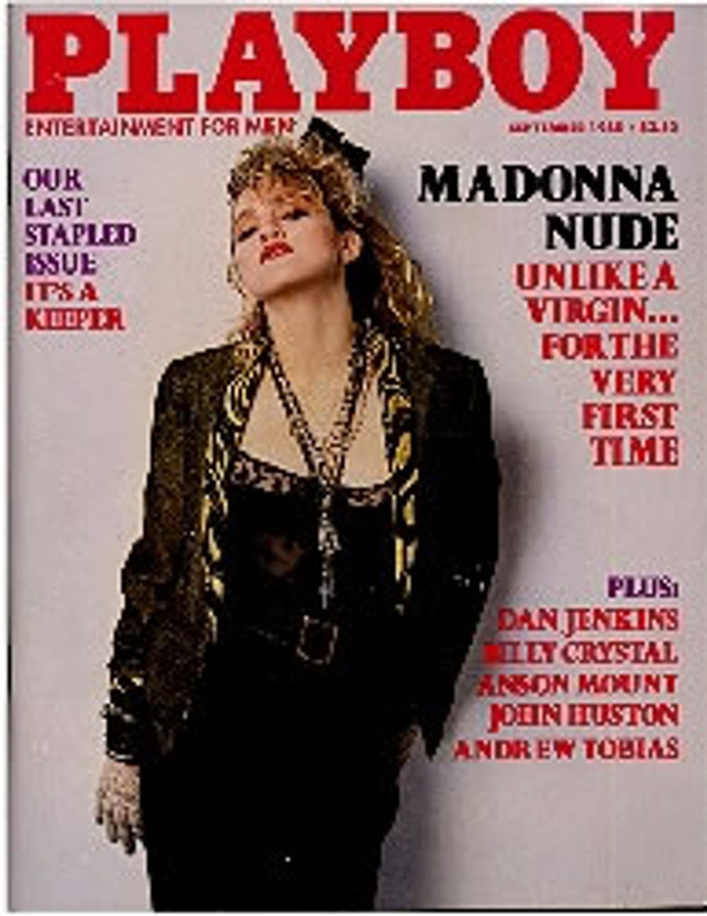 Madonna Playboy - Sept 1985 US magazine MAGAZINE